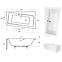 Kada Infinity 150/90 desna s nogicama,2