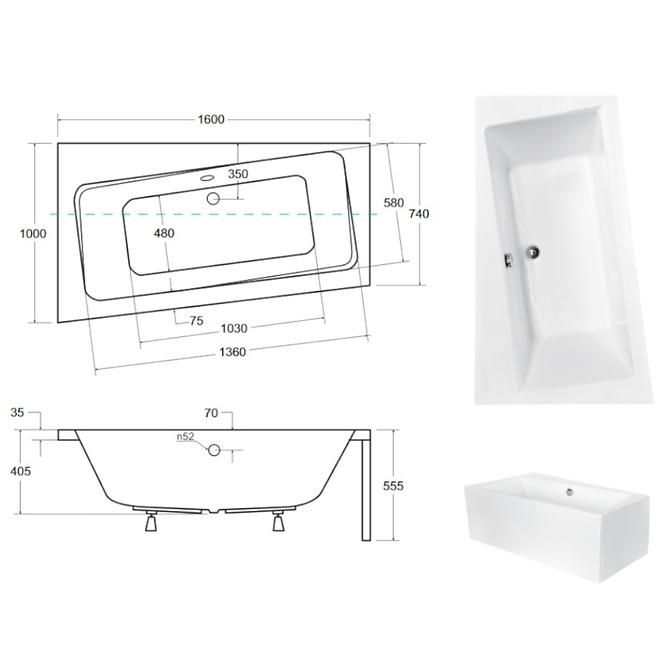 Kada Infinity 160/100 lijeva s nogicama