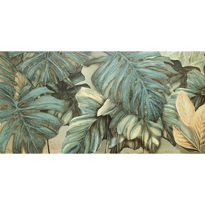 Dekorativna pločica 1 Alabaster Shine Leaves B 59,8/119,8