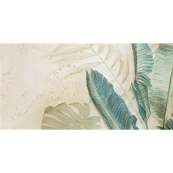 Dekorativna pločica 3 Alabaster Shine Leaves A 59,8/119,8