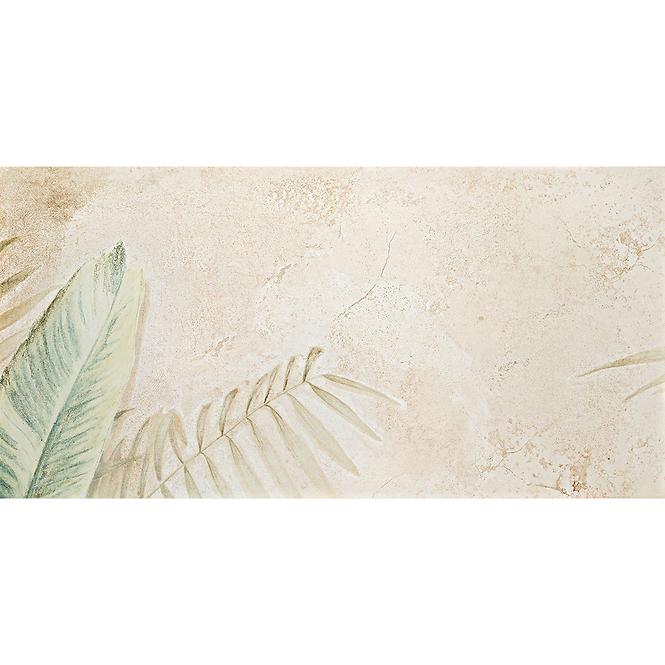 Dekorativna pločica 4 Alabaster Shine Leaves B 59,8/119,8