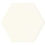 Glazirana zidna pločica Burano White Hex 11/12,5