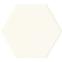 Glazirana zidna pločica Burano White Hex 11/12,5