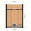 Sauna Bačva s terasom 2,4 m ,4