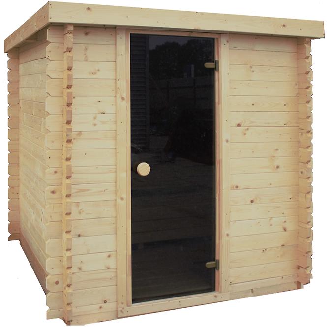 Vanjska sauna kvadratna 2x2 m