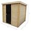 Vanjska sauna kvadratna 2x2 m,3