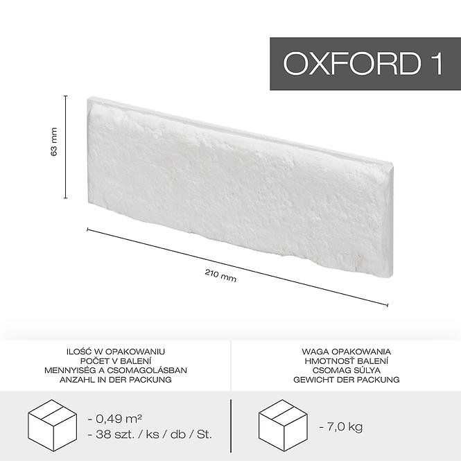 Gipsani kamen Oxford 1, pak=0,49m2