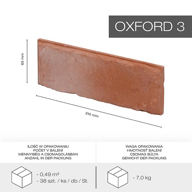 Gipsani kamen Oxford 3, pak=0,49m2