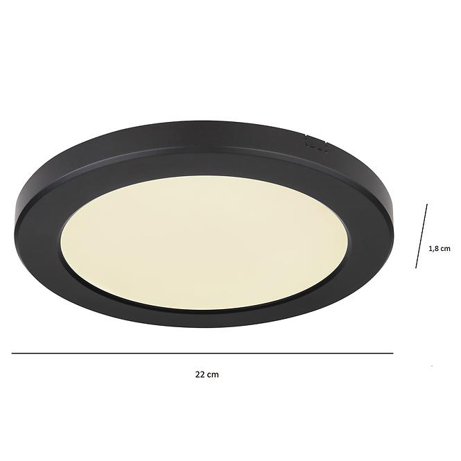 STROPNA SVJETILJKA 12379-18B VODIO 18W D22 PL1
