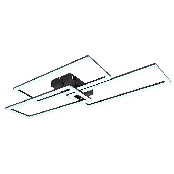 Svjetiljka LED 67247-58 crni + daljinski upravljač