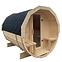 Sauna bačva s terasom + peć Sentiotec 100 9kW