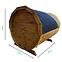 Sauna bačva s terasom + peć Sentiotec 100 9kW,2