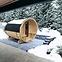 Sauna bačva s terasom + peć Sentiotec 100 9kW,3