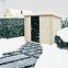 Drvena sauna 2x2m + peć Sentiotec 100 9 kW,4