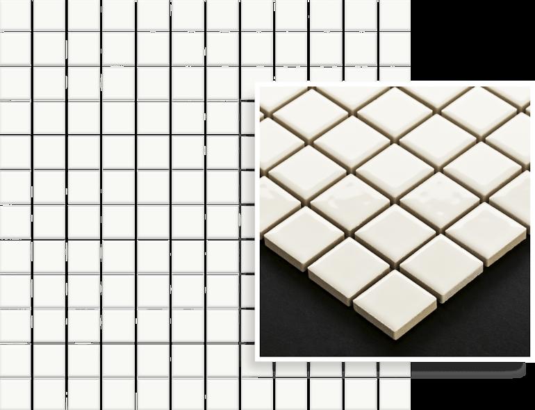 Mozaik pločica Altea Bianco  (2,3/2,3) 29,8/29,8