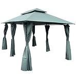 Vrtni paviljon 3x4 m sivi
