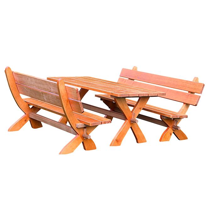 Set vrtnog namještaja BK115, tikovina