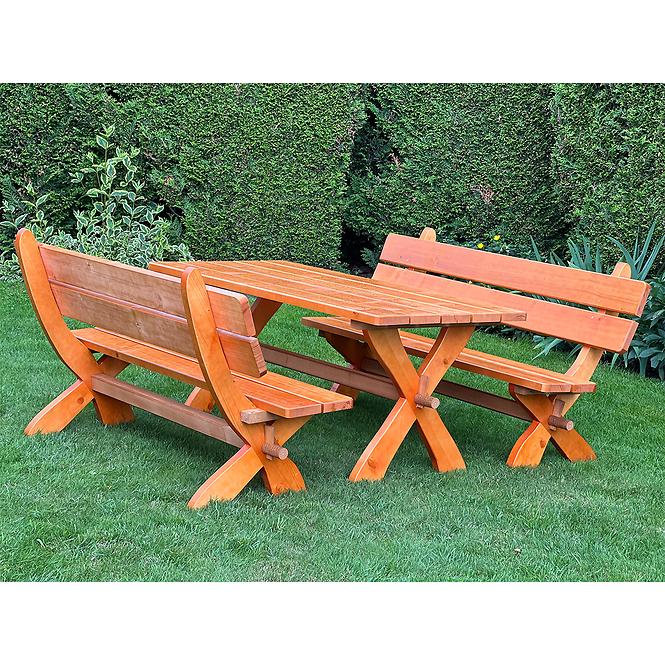 Set vrtnog namještaja BK115, tikovina