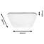 Plafonjera Wave KW EK76721 25W 4000K PL1,2