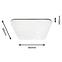 Plafonjera Wave KW EK76724 25W 4000K SKY PL1,3
