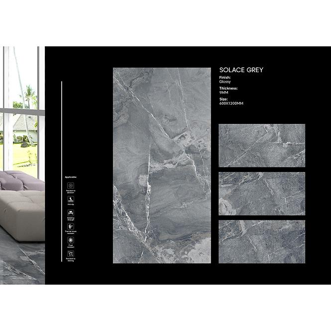 Gres Solace Grey Pol. rett. 60/60,6