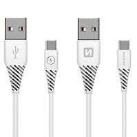 KABEL ZA PODATKOVNU SWISSTEN USB/USB-C 3,1 BIJELI 1,5M