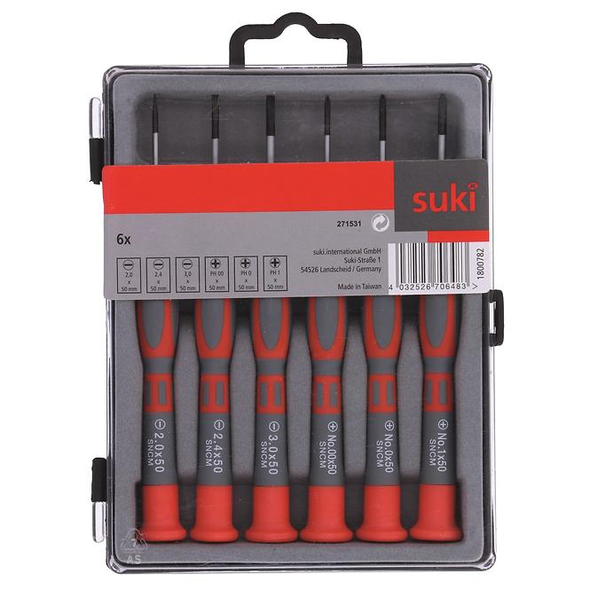 ODVIJAČ SET SUKI PRECIZNI SL+PH 6 KOM