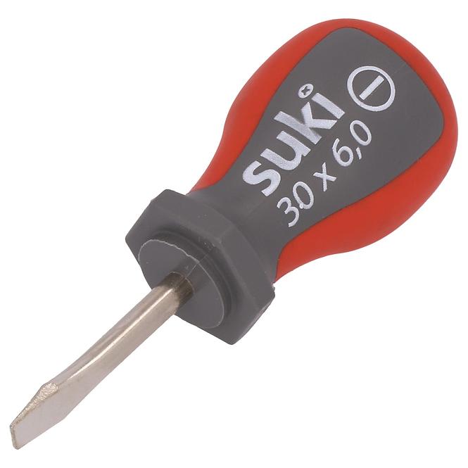 ODVIJAČ RAVNI SUKI SL 6X30MM KRATKI