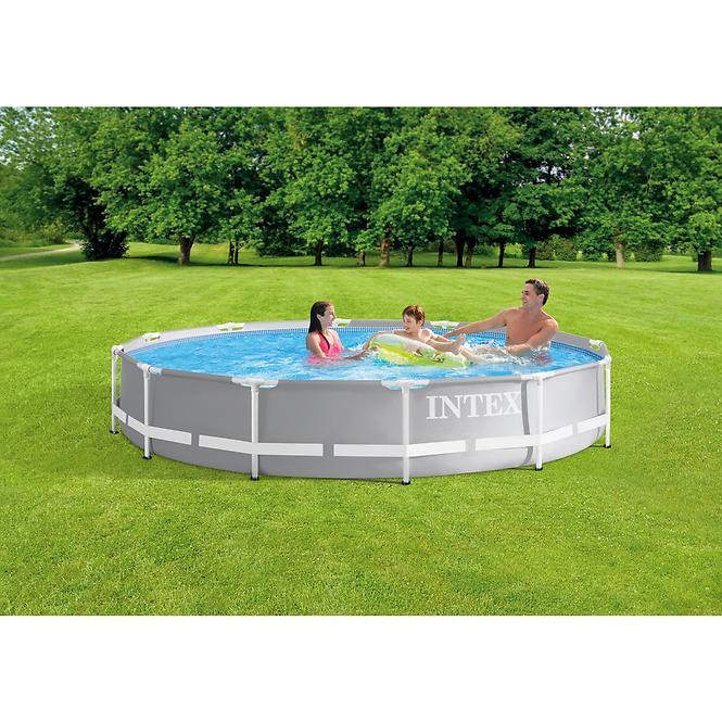 Bazen s metalnom konstrukcijom, Intex PRISM Frame Premium, okrugli, 366 x 76 cm, 26710NP