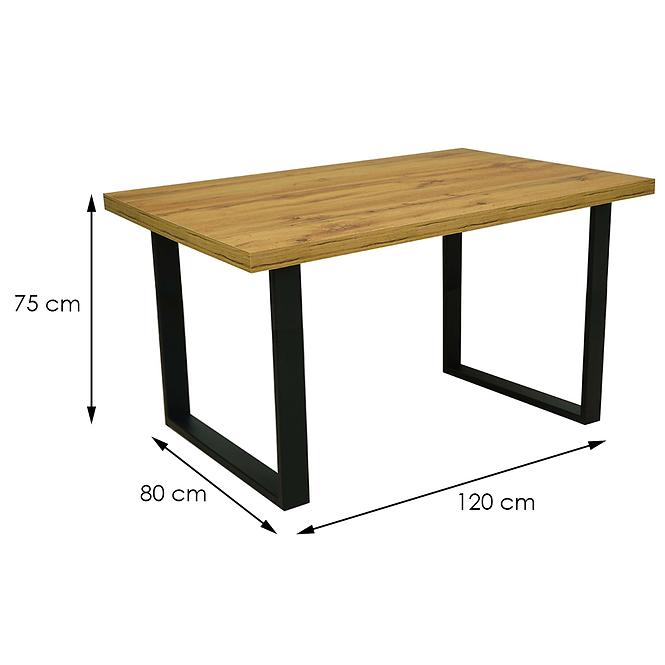 Stol Kamel St-27 120x80 Hrast Wotan