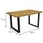 Stol Kamel St-27 120x80 Hrast Wotan,2