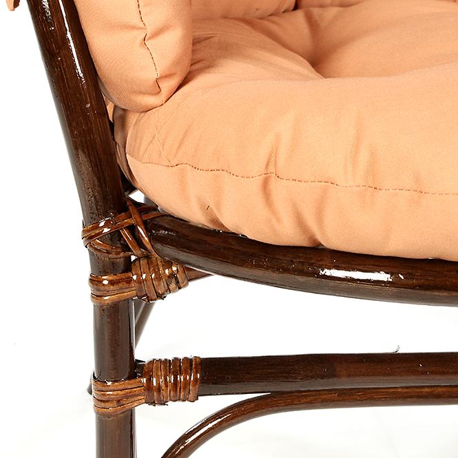 Set od ratana Bahama tamno smeđi/cappucino
