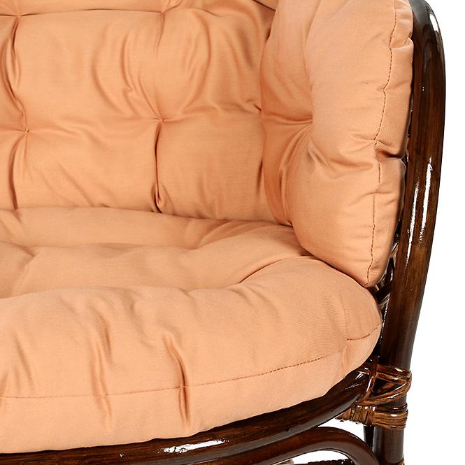 Set od ratana Bahama tamno smeđi/cappucino