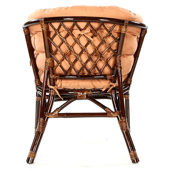 Set od ratana Bahama tamno smeđi/cappucino