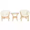 Set od ratana Bahama natur/bež,5