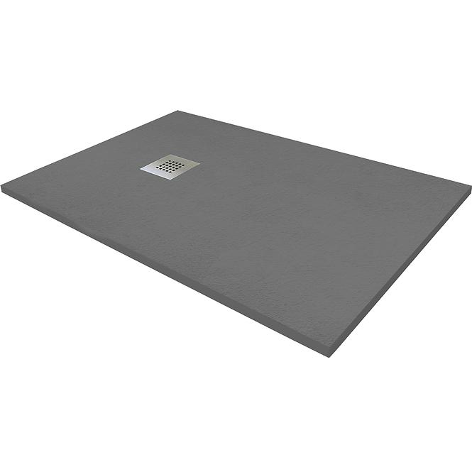 KUPKA PRAVOKUTNI OPAL 140/70/2,6 SIVA