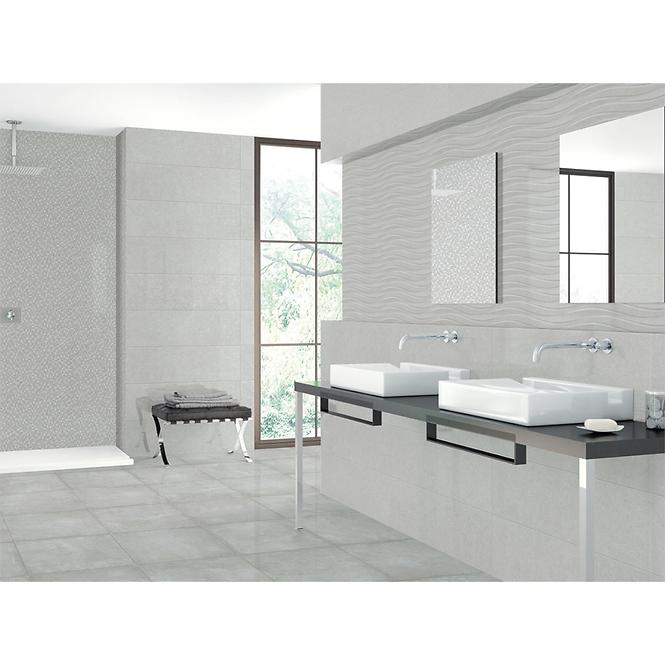 Glazirana zidna pločica Sahara XL blanco 25X75