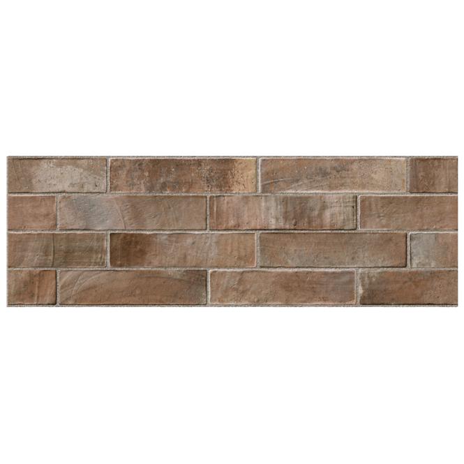 Glazirana zidna pločica Zamora XL marron rett. 25/75