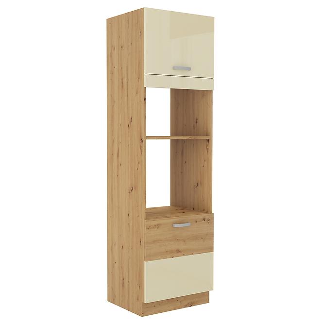 Kuhinjski ormarić Artisan krem sjaj 60dpm-210 2f