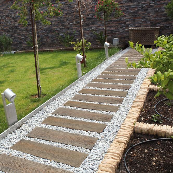 BETONSKA PLOČA ANTIC 75X25X4CM SMEĐA