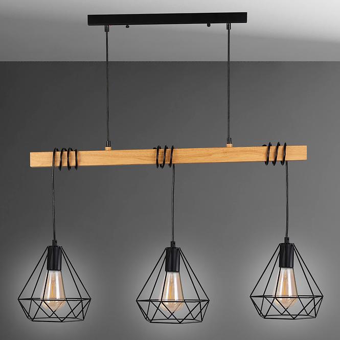 Svjetiljka Vigo wood 314673 3XE27 LW3
