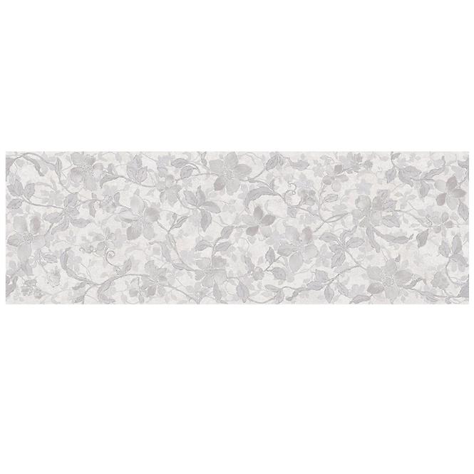 Glazirana zidna pločica Floral blanco rett. 30/90