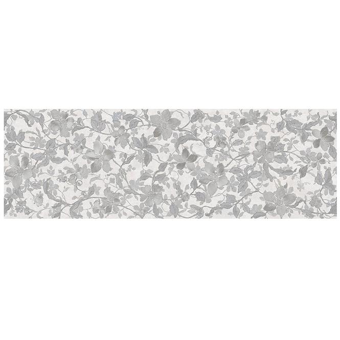 Glazirana zidna pločica Floral gris rett. 30/90