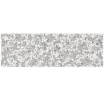 Glazirana zidna pločica Floral gris rett. 30/90