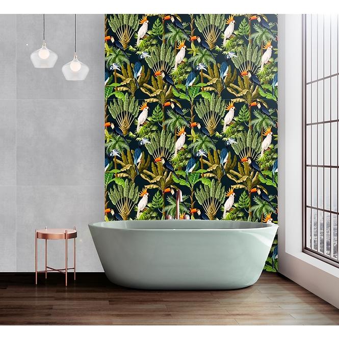 Dekorativna pločica Gres Mural 60/60 Tropic-7 Black