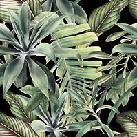 Dekorativna pločica Gres Mural 60/60 Jungle Black
