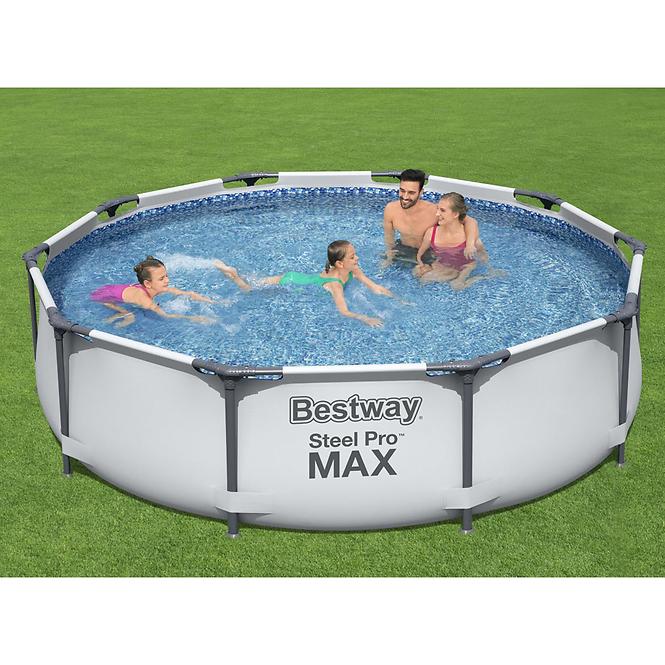 Bazen s metalnom konstrukcijom i pumpom, Steel Pro Max, okrugli, 396 x 122 cm, 5618W