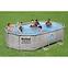 Bazen s metalnom konstrukcijom i pumpom, Power Steel, ovalni, 427 x 250 x 100 cm, 56714,6