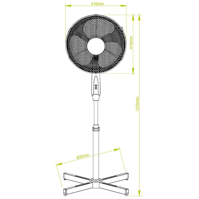 Podni ventilator 16” VO0920