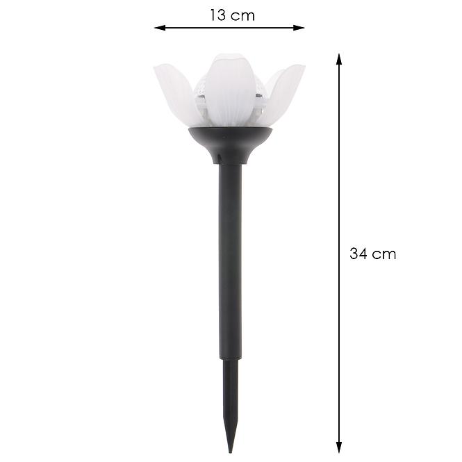 Solarna svjetiljka bijela tulipan ST 93